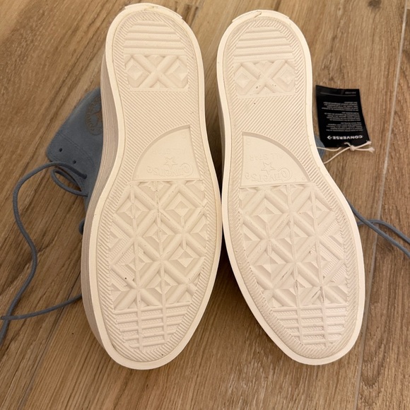 Converse Women's High-Top Sneakers - Blue suede - Picture 4 of 5